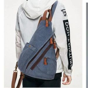 Backpack Shoulder Casual Daypack Rucksack, 6881-blue